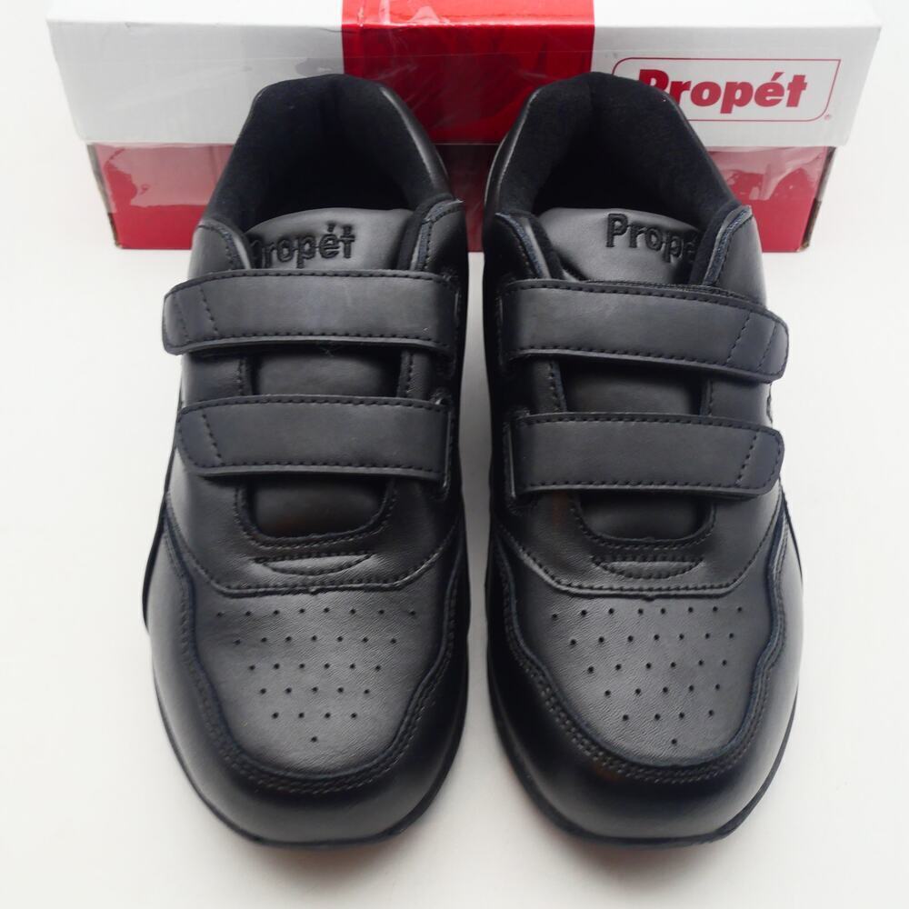 NEW Propet Women's 6  Wide 4E (XX) Tour Walker Strap Black Leather Shoes - Picture 3 of 9